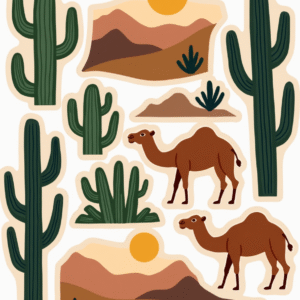 Nature & Outdoors - Sticker Sheet v35
